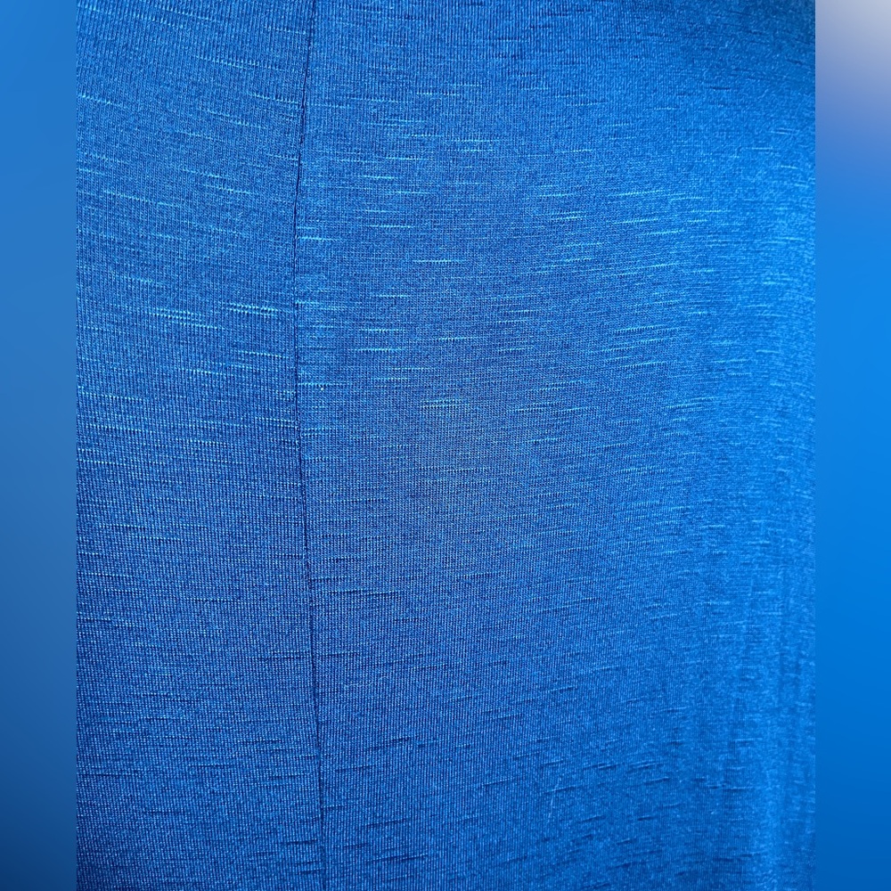 Lane Bryant Blue Asymmetrical Hem Swing Tunic Top Plus Size 18/20 - Picture 7 of 11